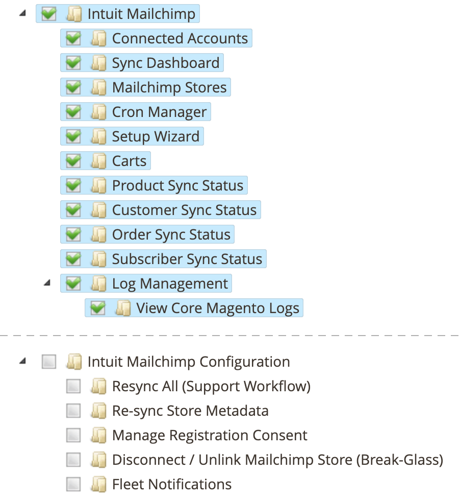 An agency role in Magento: the daily surfaces granted, the destructive actions left unchecked